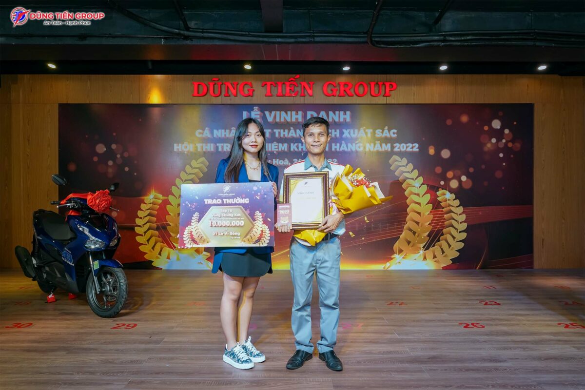 Chúc mừng Phạm Thái Hà đạt giải Khuyến Khích tại Hội thi Trải nghiệm Khách hàng Xuất sắc toàn quốc năm 2022 - Hạng mục dành cho nhân viên Phụ tùng